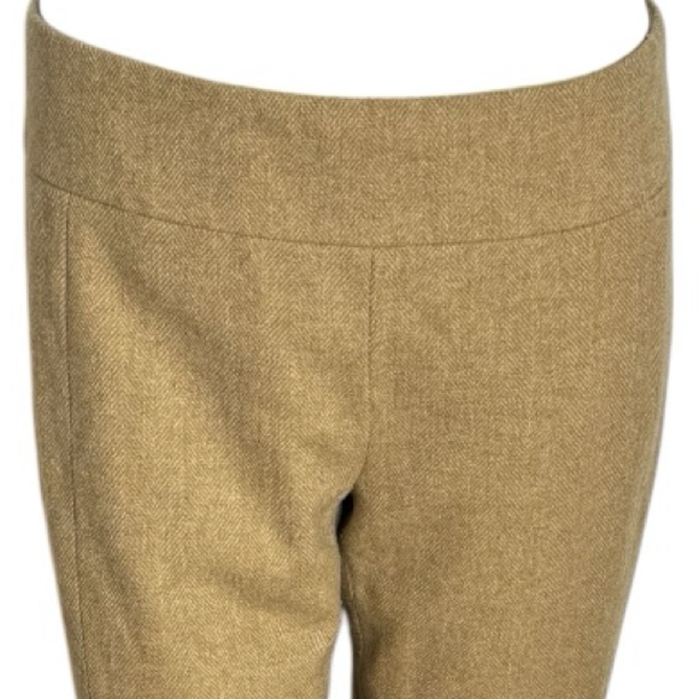 J Crew Dress Trouser Women's 4 Tan Wool - Picture 3 of 3
